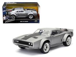 Dom's Ice Charger "Fast & Furious" F8 Movie 1/24 Diecast Model Car by Jada - Gray