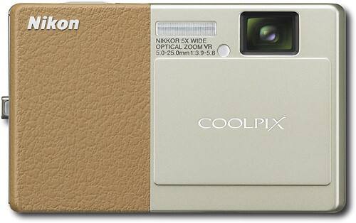 Nikon - Coolpix 12.1-Megapixel Digital Camera - Champagne-Front_Standard 