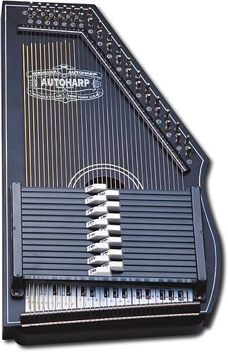 Front Standard. Oscar Schmidt - Reissue 15-Chord Autoharp.