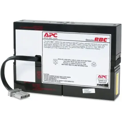 Front. APC - UPS Replacement Battery Cartridge - Black.