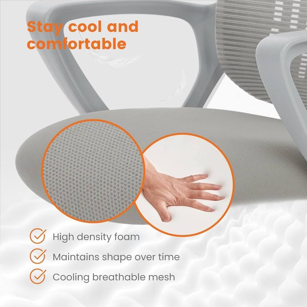 Stay cool and comfortable

- High density foam
- Maintains shape over time
- Cooling breathable mesh