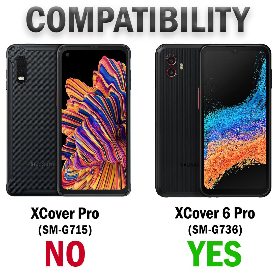 COMPATIBILITY

SAMSUNG XCover Pro (SM-G715) NO

SAMSUNG XCover 6 Pro (SM-G736) YES
