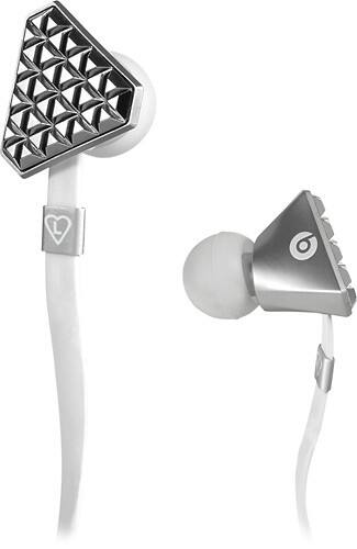 Front Standard. Monster - CR CT Earset - White/Chrome.