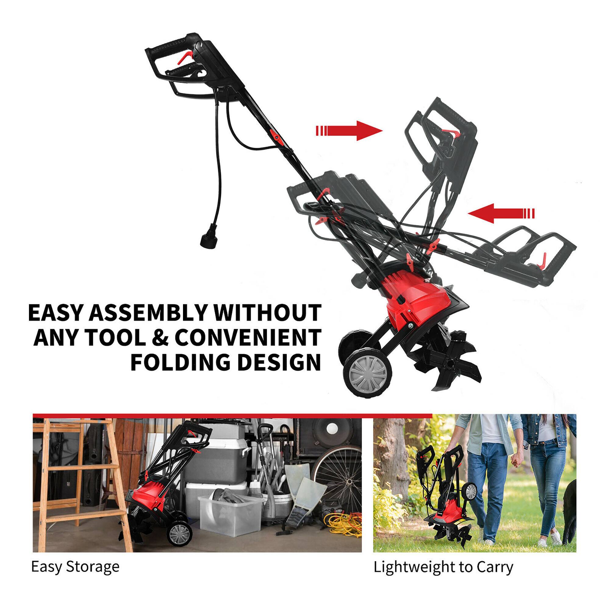 EASY ASSEMBLY WITHOUT ANY TOOL & CONVENIENT FOLDING DESIGN

Easy Storage

Lightweight to Carry