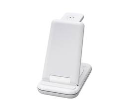 RISOKEYS - Power Adapter - 15W Wireless Fast Charging 3-in-1 Stand for Apple iPhone 14, Multi-Function Fast Charging - White