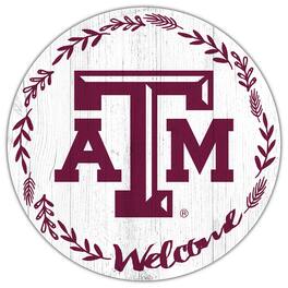 Fan Creations - Texas A&M Aggies 12" Welcome Circle Sign - Multicolor