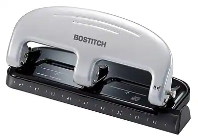 Rapid 23638501 Mini Hole Punch (10 Sheets, Stop Rail With