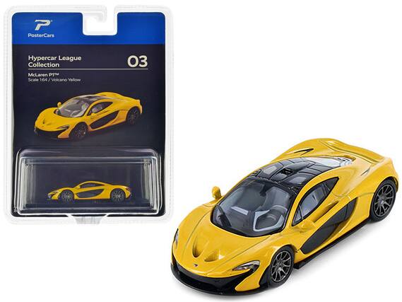 PosterCars
Hypercar League Collection
McLaren P1™
Scale 1:64 / Volcano Yellow
03