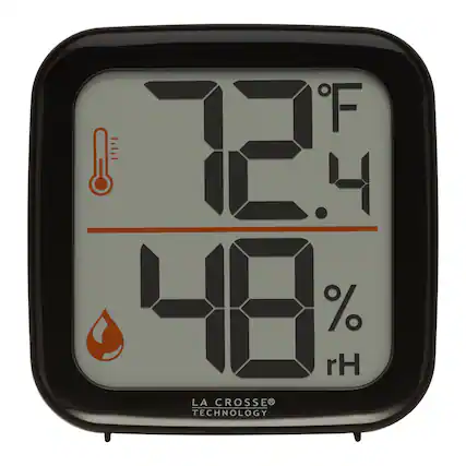 F 72.4°F
48% rH
LA CROSSE TECHNOLOGY