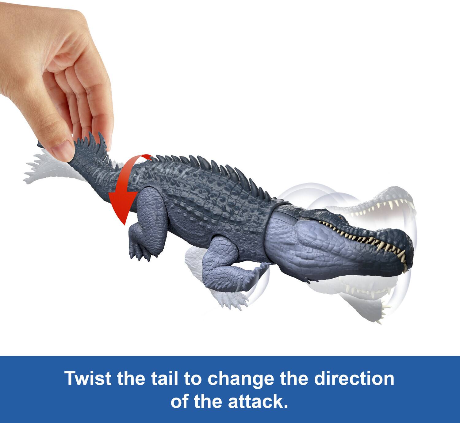 Twist the tail to change the direction of the attack.