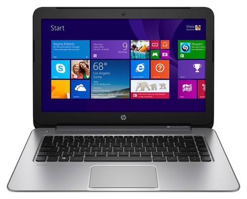 HP - Stream 14" Laptop - AMD A4-Series - 2GB Memory - 32GB Flash Storage - Natural Silver-Front_Standard 
