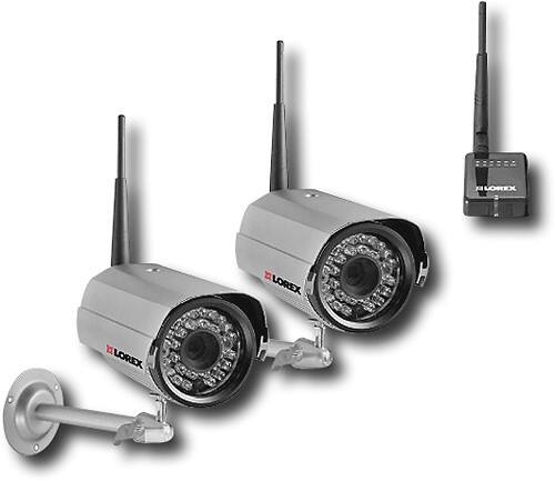 Angle Standard. Lorex - Indoor/Outdoor Ultra Digital Wireless Quad Surveillance System.