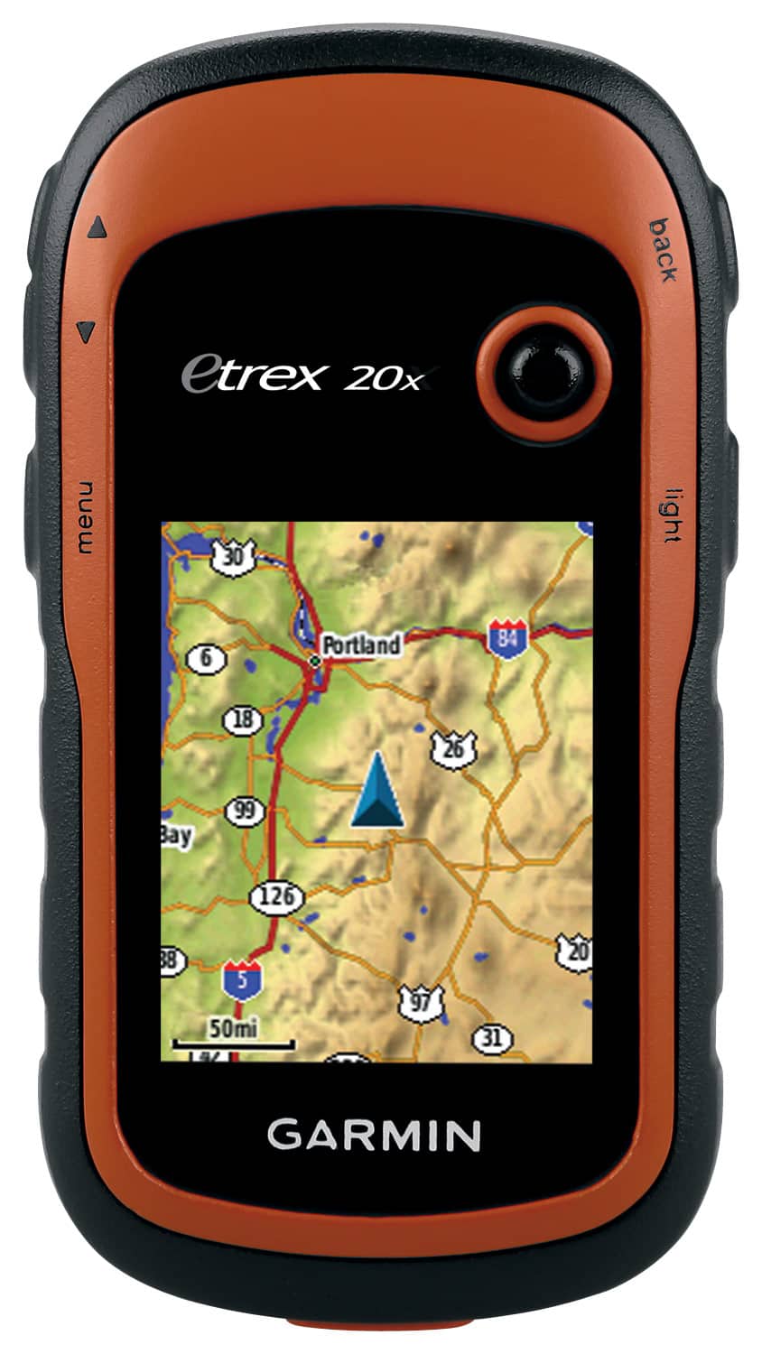 Front. Garmin - eTrex 20x 2.2" GPS - Orange.