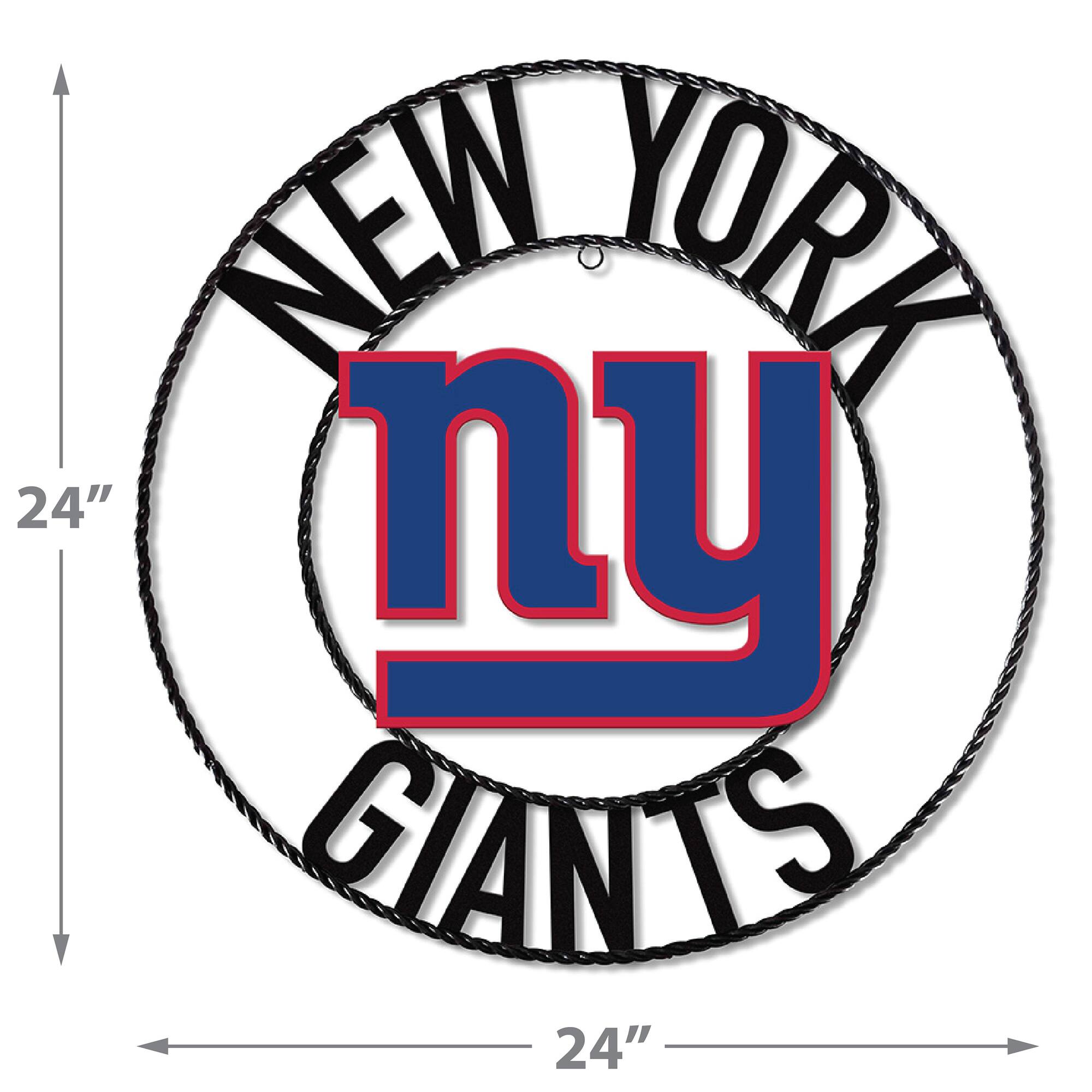 NEW YORK  
ny  
GIANTS  

24"  
24"