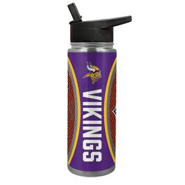Great American Products - Minnesota Vikings 24oz. Jr. Thirst Game Ball Hydration Bottle - Brown