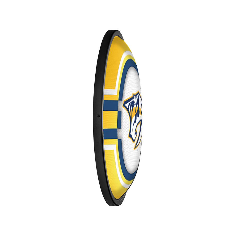 Alt View 2. The Fan-Brand - Nashville Predators 18'' x 14'' Team Color Slimline Illuminated Wall Sign - Multicolor.