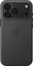Front. Apple - iPhone 18 Pro Max TechWoven Case with MagSafe (2026) - Black.