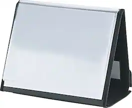 Cardinal - Easel ShowFile Presentation Book, Horizontal, 40-Sheet Capacity, Black - Black/White