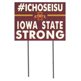 Jardine - Iowa State Cyclones 18'' x 24'' I Chose Lawn Sign - Red