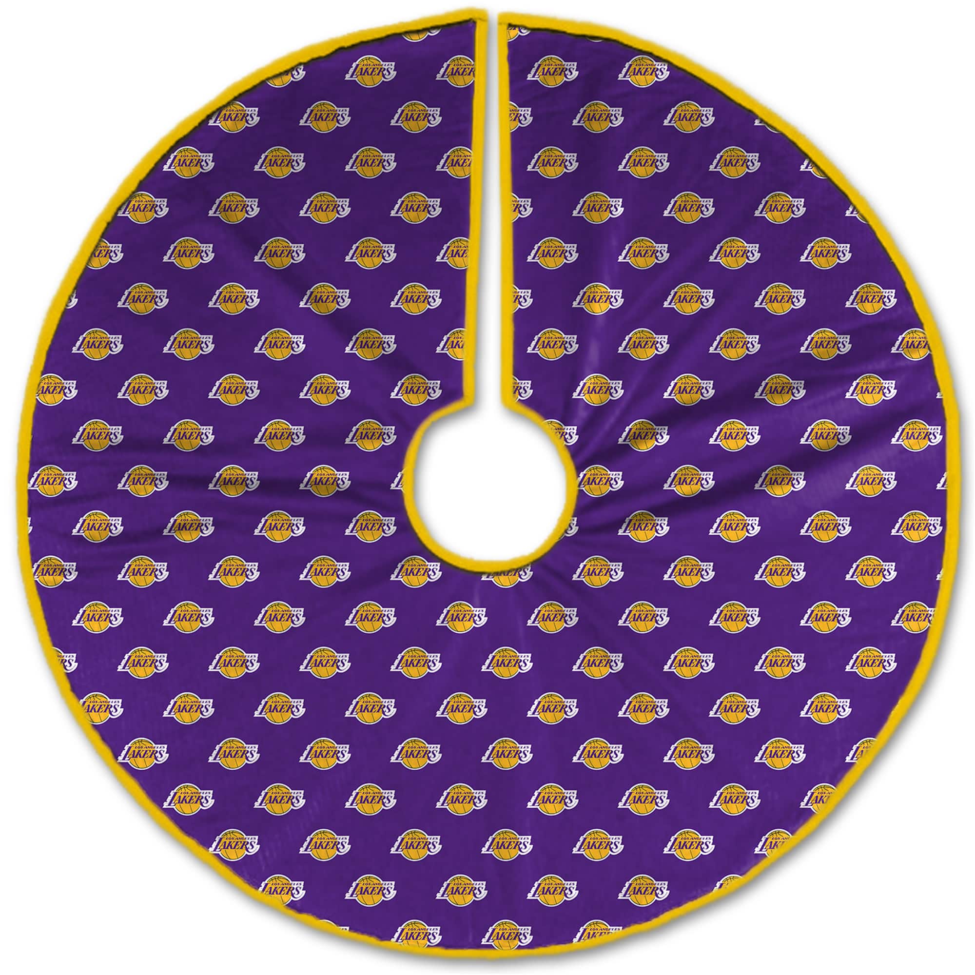 Pegasus - Los Angeles Lakers Microplush Christmas Tree Skirt - Multicolor