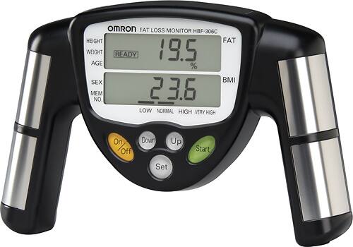 Omron Handheld Body Fat Analyzer Black HBF-306C - Best Buy