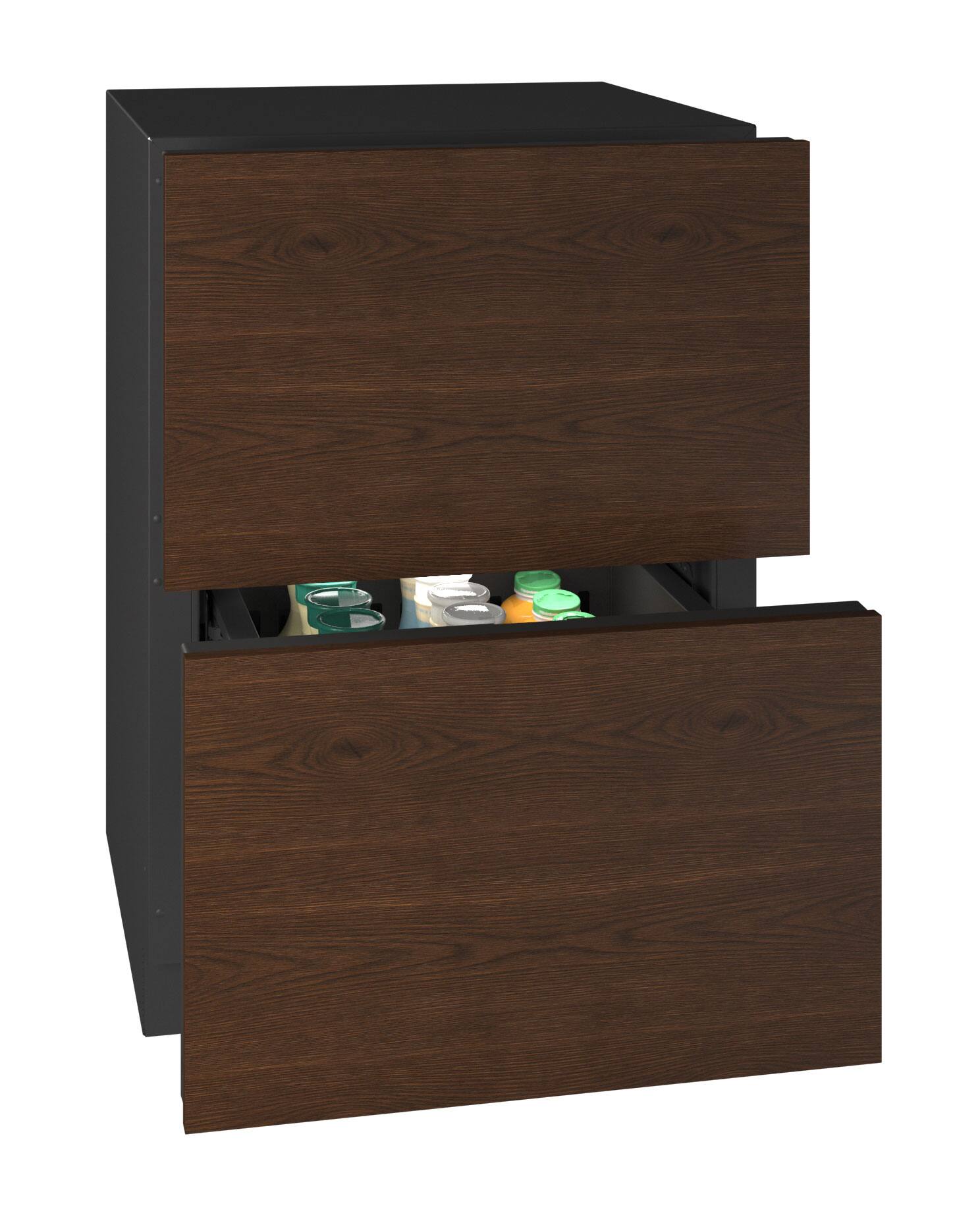 Alt View 2. U-Line - U-Line 24"W. Built-In Refrigerated Drawers - Panel Ready - Integrated Solid.