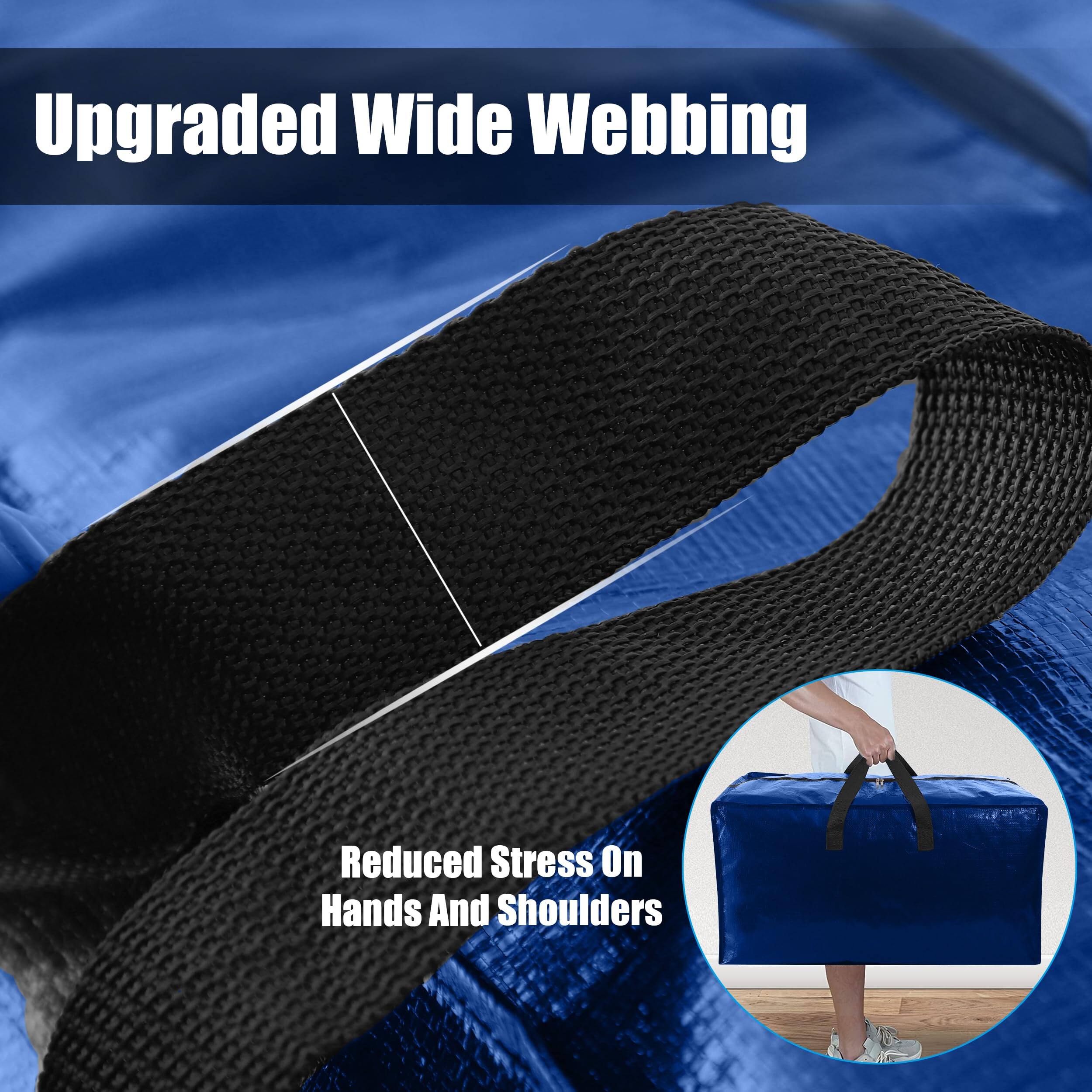 Upgraded Wide Webbing

Reduced Stress On Hands And Shoulders