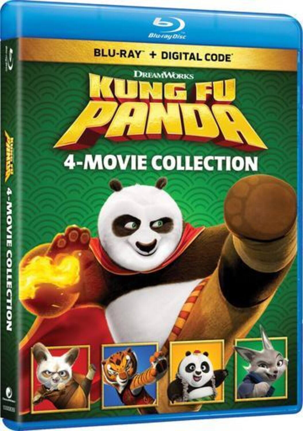 Alt View 1. Kung Fu Panda: 4 Movie Collection (Blu-ray + Digital) [Blu-ray].