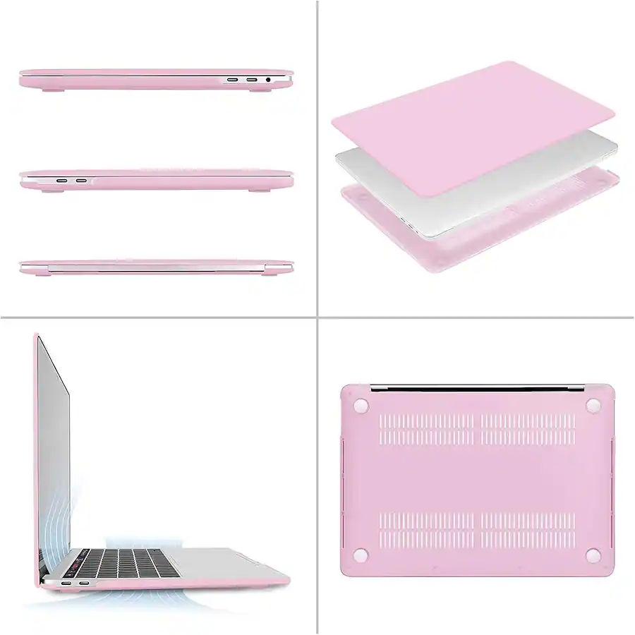 mosiso 4IN1 Hard Shell Kit for MacBook Pro 13 inch Case M2 A2338 M1 ...