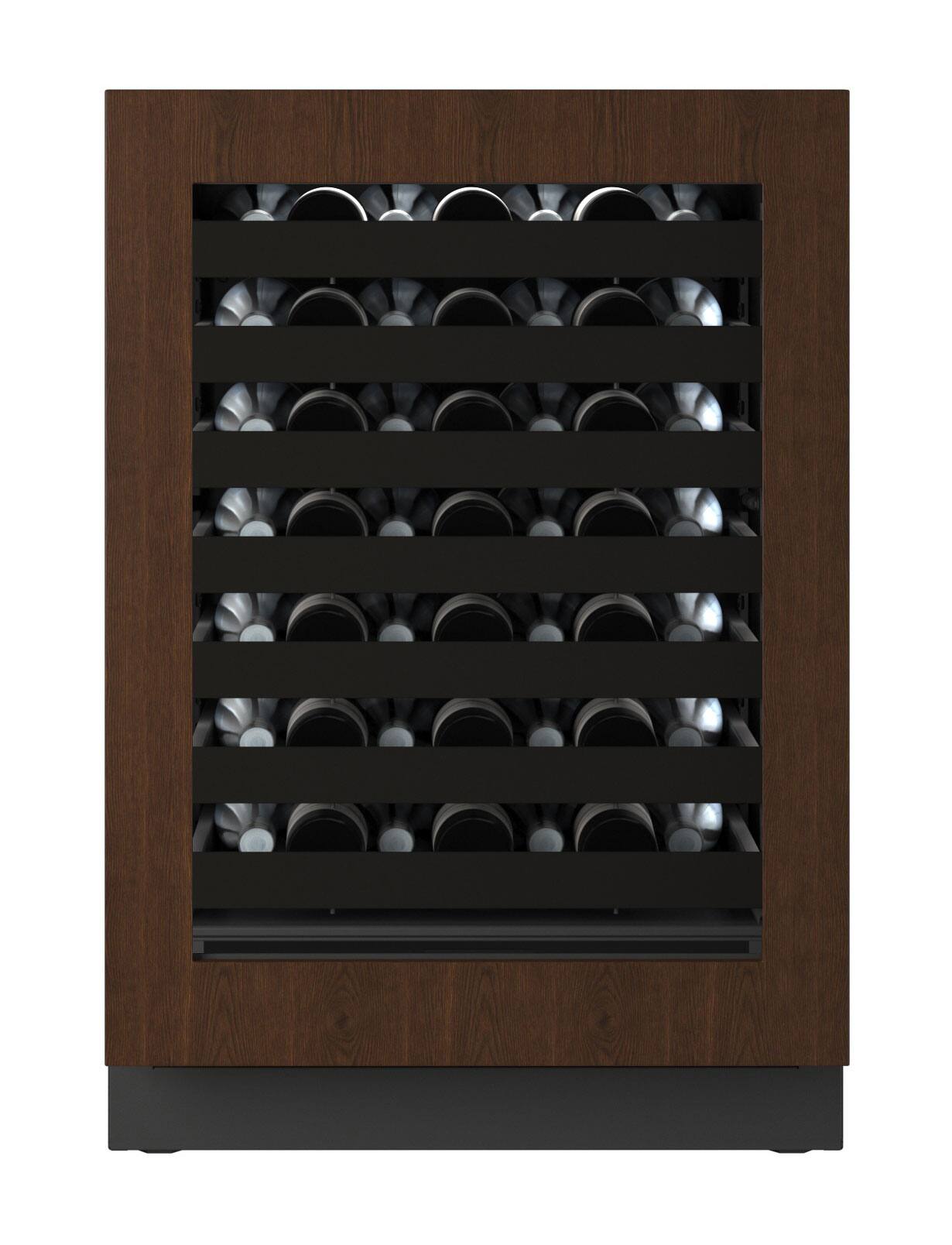 Alt View 1. U-Line - U-Line 24"W. 5.1 Cu.Ft. Built-In Wine Refrigerator-Panel Ready Frame/Glass - Integrated Frame.