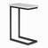 Front. Simpli Home - Skyler C Side Table with Marble Top - White.