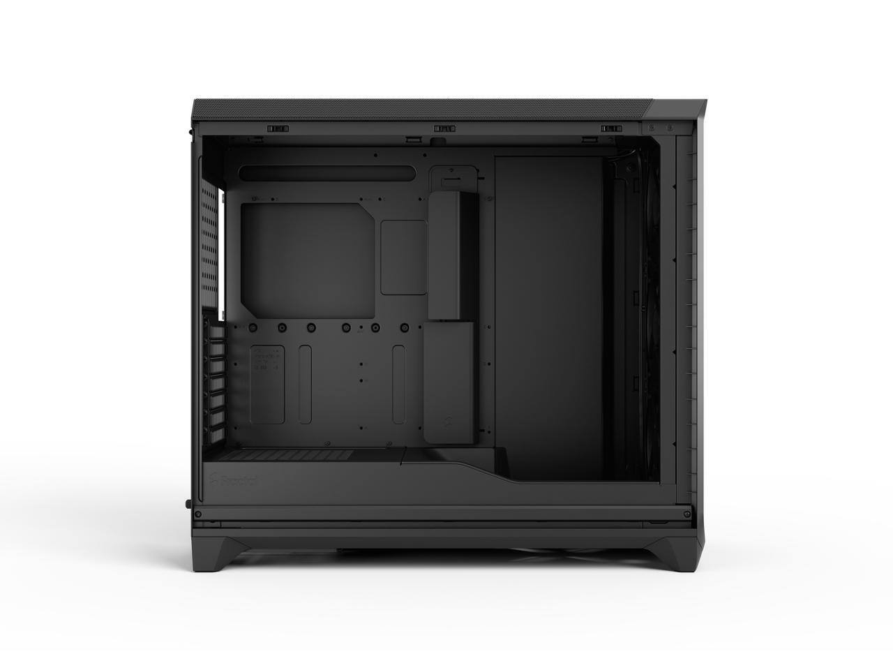 Alt View 7. Fractal Design - Fractal Design Meshify 3 XL E-ATX Full Tower PC Case - Black Chassis with Solid Side Panel - Black.