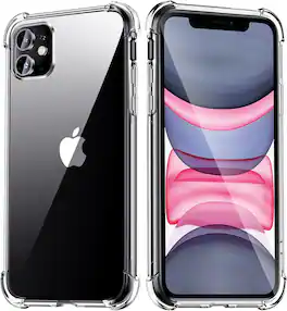 Entronix - Case for iPhone 11 - Hard Back Thick - Clear