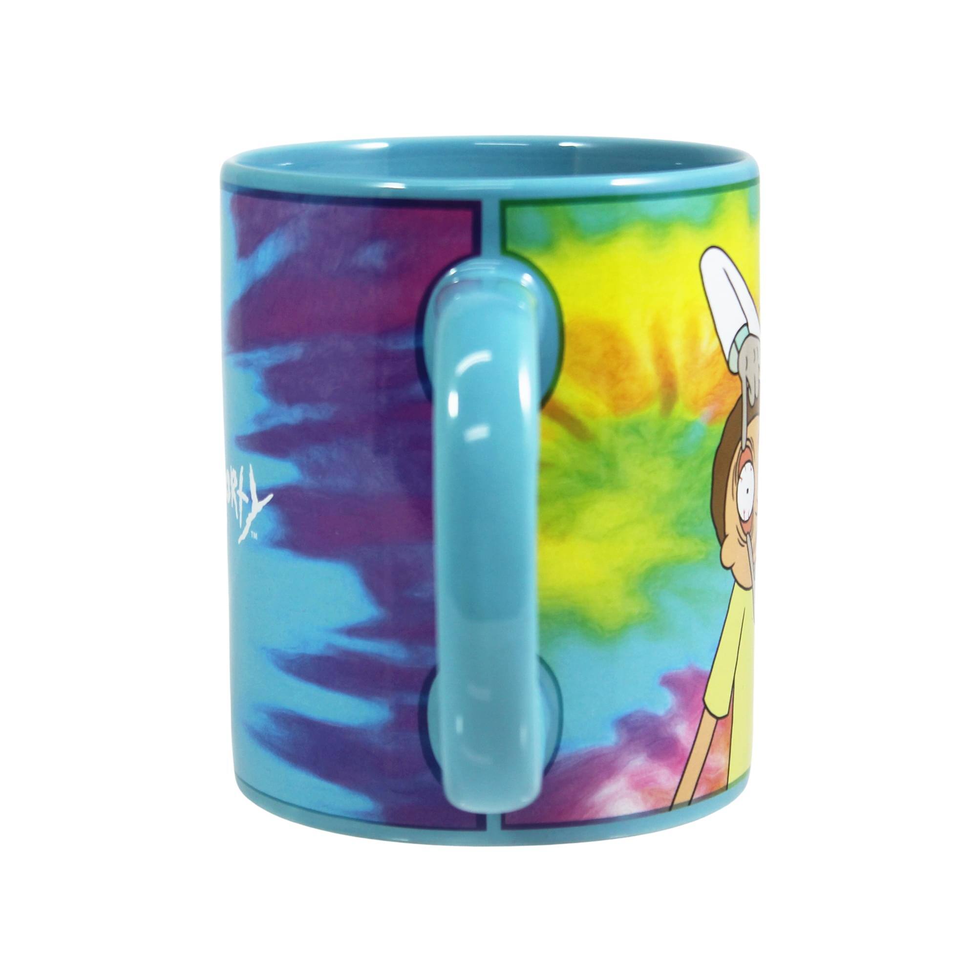 Alt View 10. Just Funky - Rick and Morty Psychodelic Heat-Reveal 11 Ounce Ceramic Mug - Multi-Color.