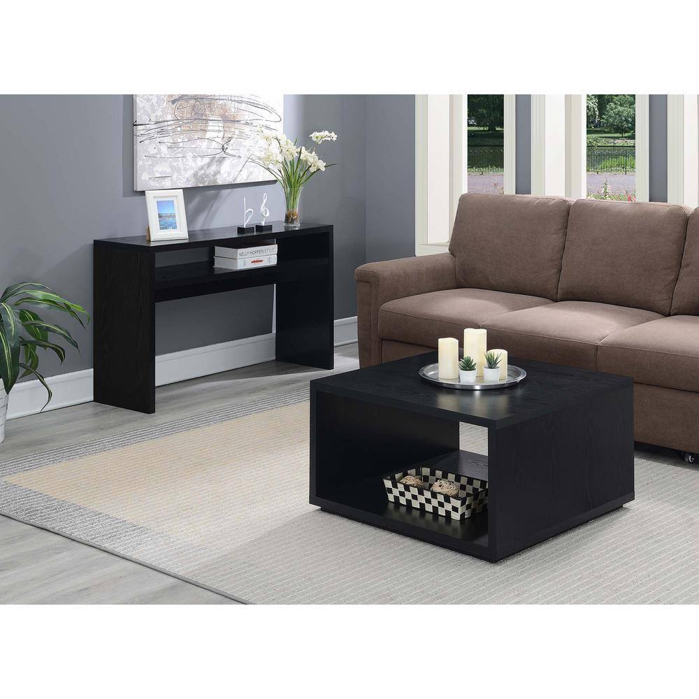 Back. Convenience Concepts - Northfield Admiral Square Coffee Table - Black.