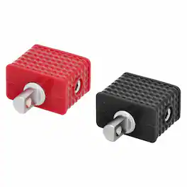 Install Bay - IBWRD00 Dual 1/0 AWG to 1/0 AWG Input Wire Reducer, Pair - Black/Red