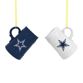 Evergreen Enterprises - Dallas Cowboys Two-Pack 3" Mini Stein Ornament Set - Multicolor