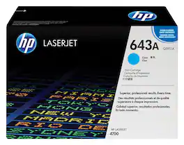 HP - 643A High-Yield Toner Cartridge - Cyan