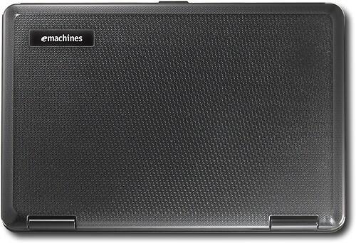 Front Standard. eMachines - Laptop with Intel® Celeron® Processor - Black.