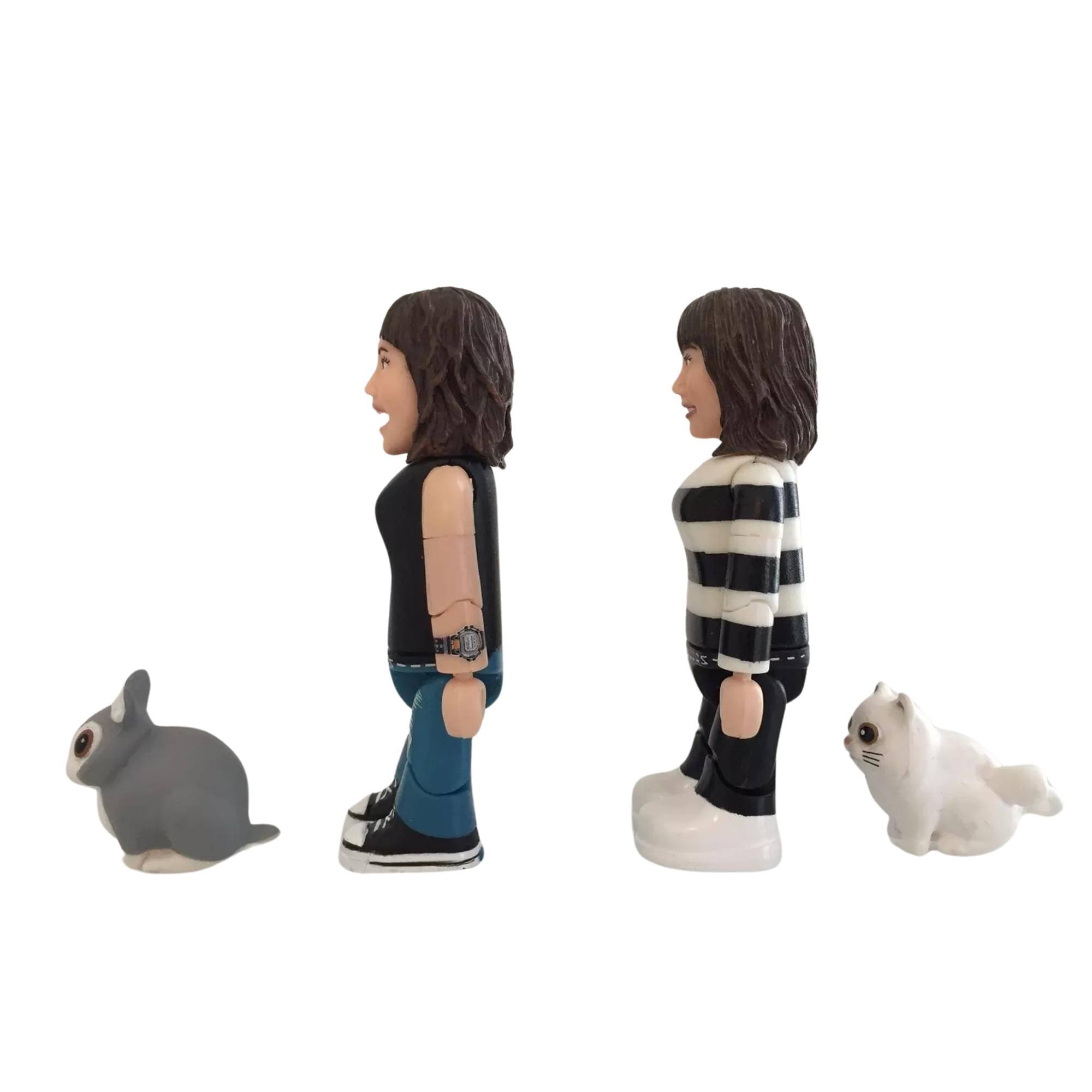 Alt View 10. Stevenson Entertainment - Puffy AmiYumi SMITI 3 Inch Mini Figures - Black.