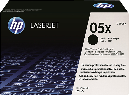 HP - 05X High-Yield Toner Cartridge - Black