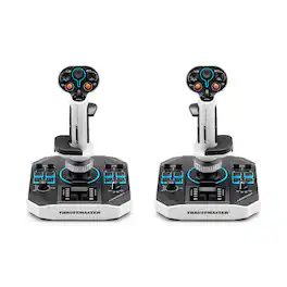 Thrustmaster - Sol-R2 HOSAS, Hall Effect Technology for Precise Gaming, For Space Flight Simulation (compatible w/PC) - White