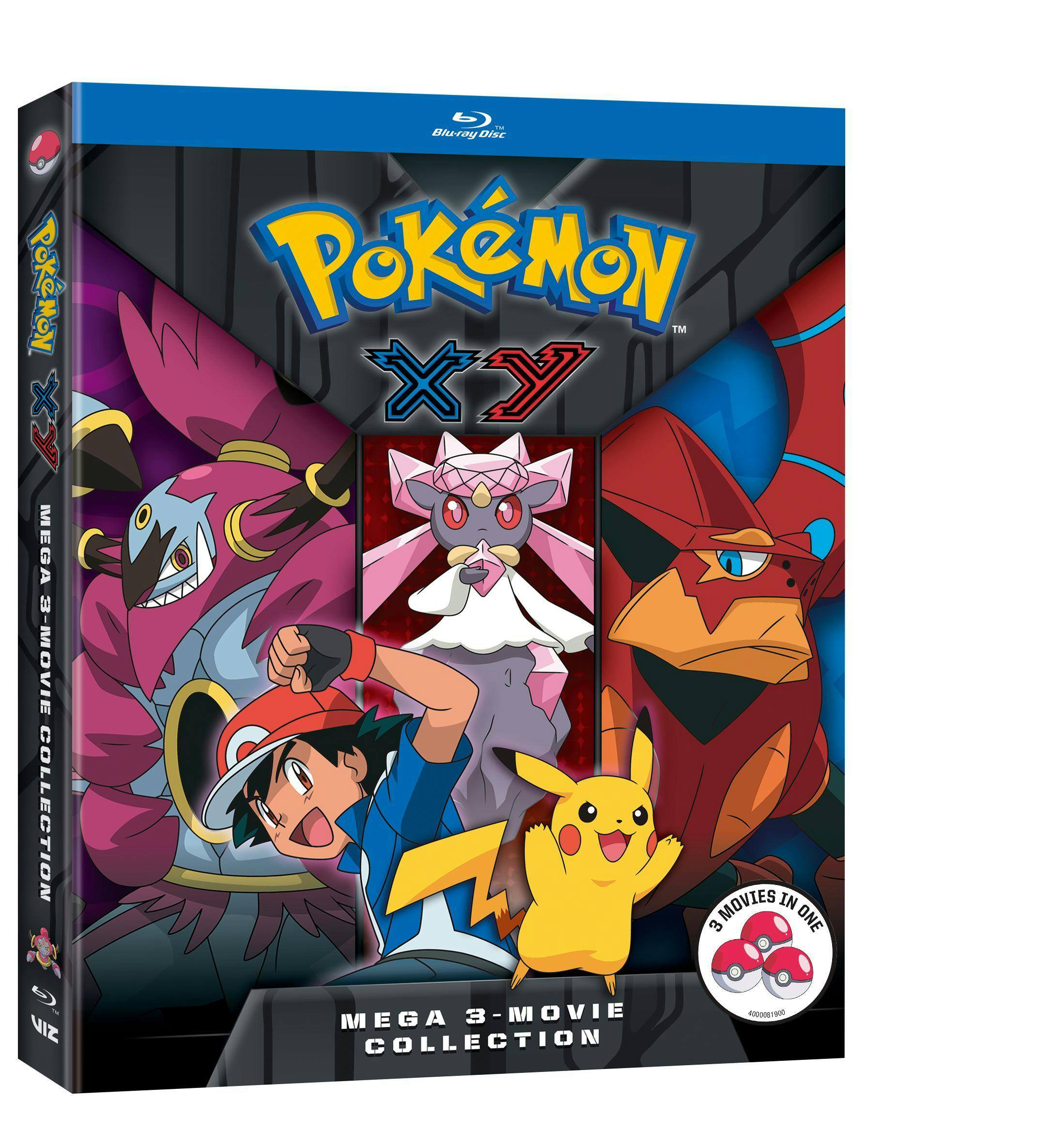 Angle. Pokémon XY Mega 3-Movie Collection (Box Set) [Blu-ray].