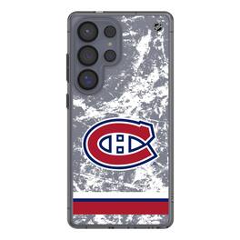 Keyscaper - NHL - Montreal Canadiens Galaxy Stripe Clear Ice Case - S25 Plus - Multicolor