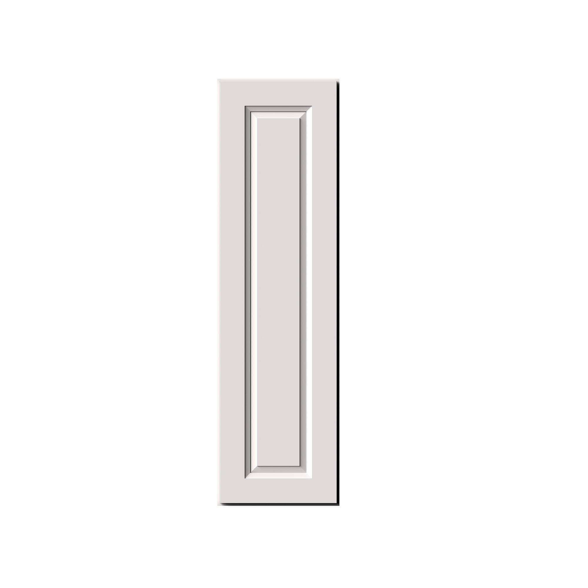 Alt View 1. Boyel Living - 12-in W x 42-in H x 12-in D Shaker RTA Kitchen Wall Cabinet with Soft-Close Doors - Glacier White.