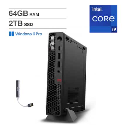 64GB RAM
2TB SSD
Windows 11 Pro
ThinkStation VC L
Intel Core i9
P3 Tiny