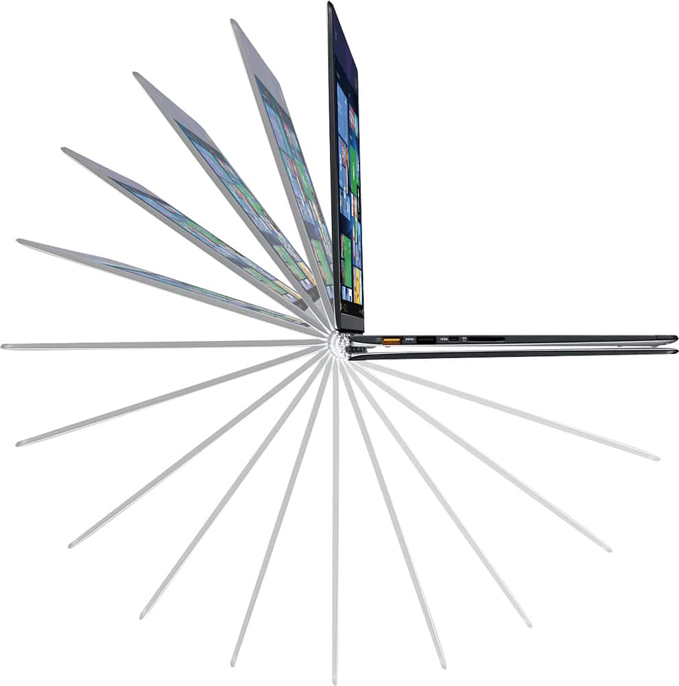 Alt View 15. Lenovo - Yoga 3 Pro 2-in-1 13.3" Touch-Screen Laptop - Intel Core M - 8GB Memory - 256GB Solid State Drive - Platinum Silver.