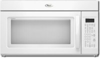 Front Standard. Whirlpool - 1.8 Cu. Ft. Over-the-Range Microwave - White.