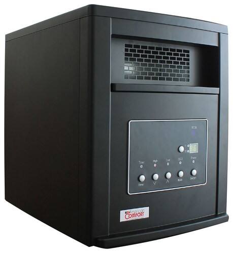 Best Buy: American Comfort Portable Infrared Heater Black ACW0063