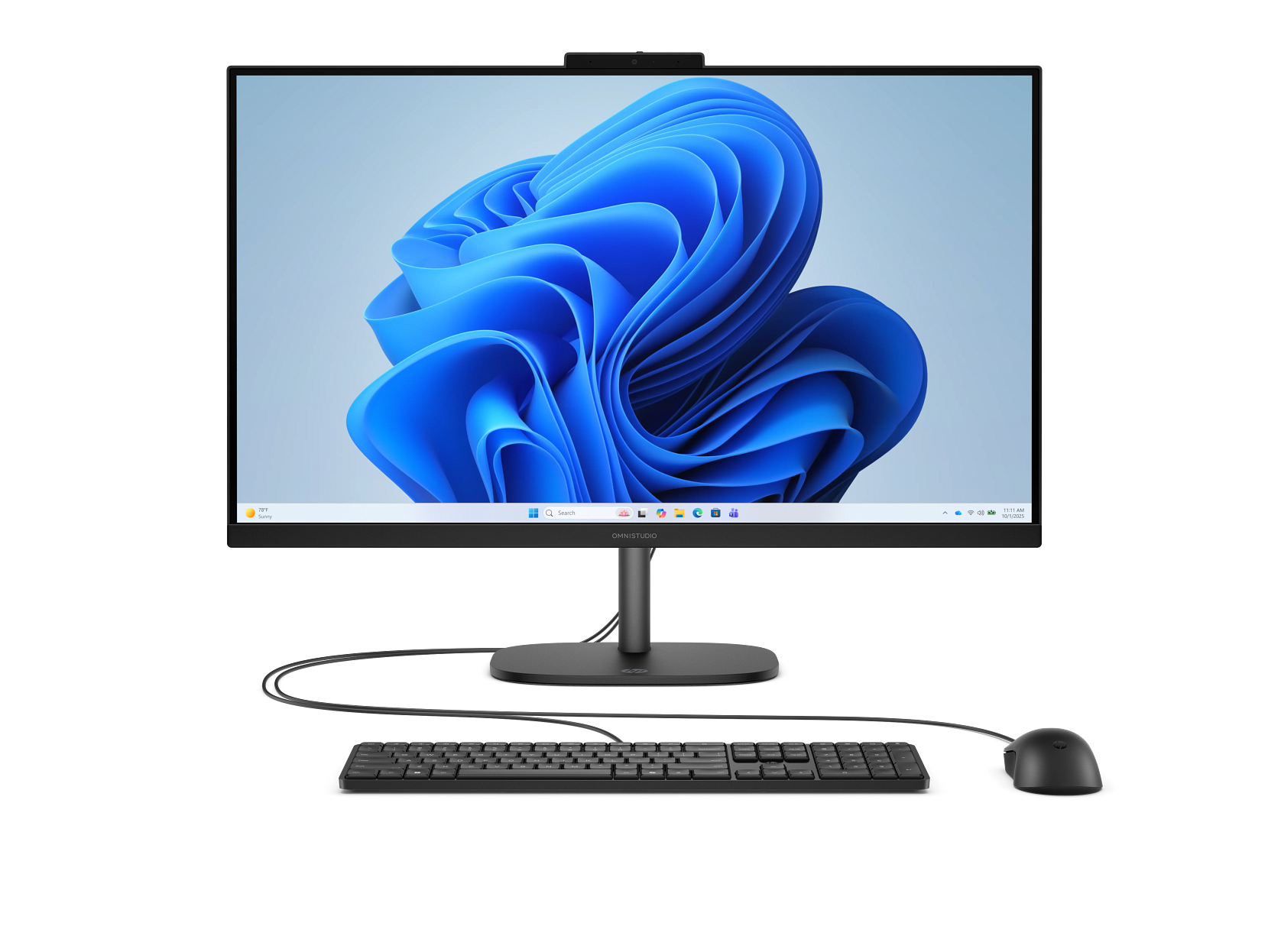 HP - OmniStudio All-in-One Computer 27" FHD AMD Ryzen 5, 16 GB;512 GB SSD Windows - Jet black